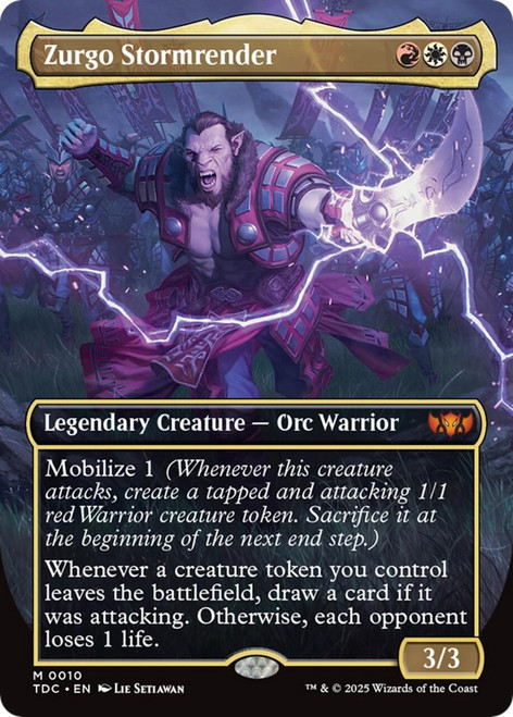 Zurgo Stormrender (Borderless Foil)
