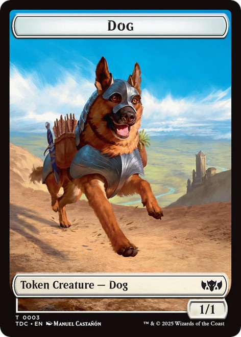 Tarkir: Dragonstorm Commander - Dog Token