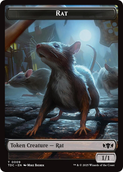 Tarkir: Dragonstorm Commander - Rat Token