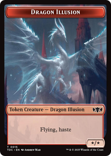 Tarkir: Dragonstorm Commander - Dragon Illusion Token