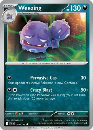 SV Journey Together 092/159 Weezing