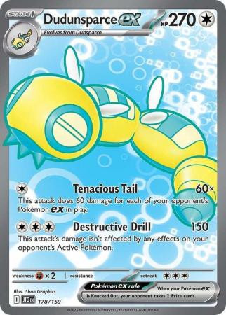 SV Journey Together 178/159 Dudunsparce ex (Full Art)