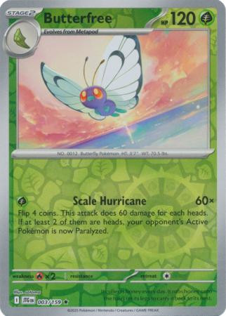 SV Journey Together 003/159 Butterfree (Reverse Holo)