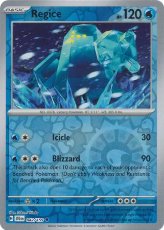 SV Journey Together 042/159 Regice (Reverse Holo)