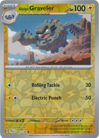 SV Journey Together 045/159 Alolan Graveler (Reverse Holo)