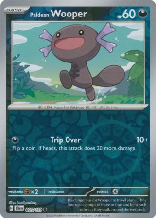 SV Journey Together 093/159 Paldean Wooper (Reverse Holo)