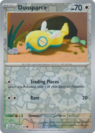 SV Journey Together 120/159 Dunsparce (Reverse Holo)