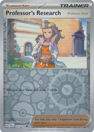SV Journey Together 155/159 Professor's Research [Professor Sada] (Reverse Holo)
