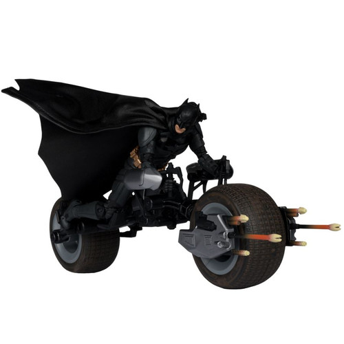 DC Multiverse: The Dark Knight Rises - Batman & Batpod Vehicle (Gold Label Series) 7-Inch Figure 2-Pack