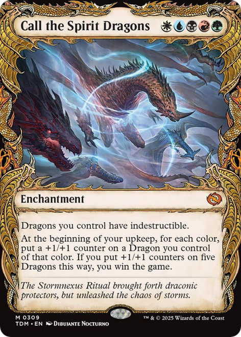 Call the Spirit Dragons (Showcase Frame)