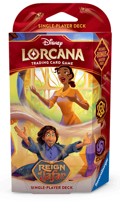 Disney Lorcana: Reign of Jafar Starter Deck - Amber & Amethyst (Tiana and Bruno)