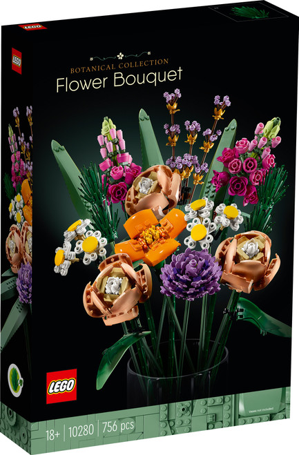 Flower Bouquet Decor Building Kit 10280 [Not Mint]