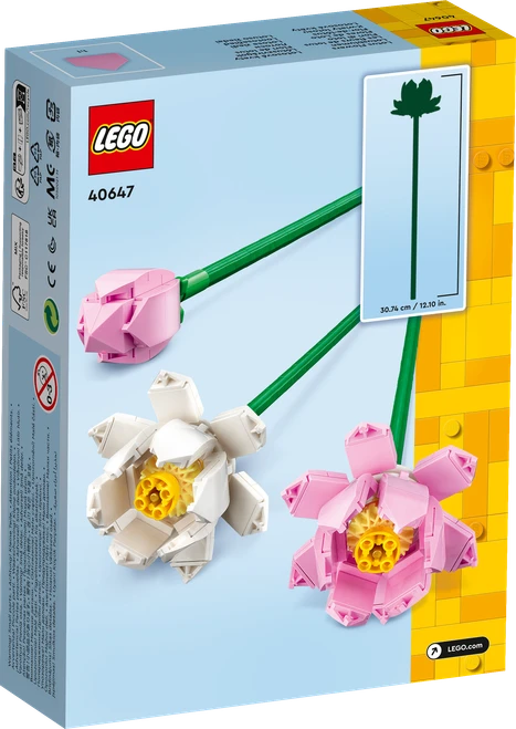Creator Lotus Flowers Desk Decoration Set 40647 [Not Mint]