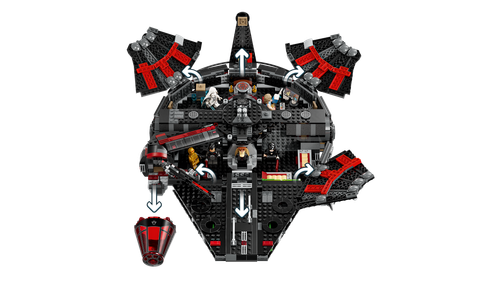 Star Wars The Dark Falcon Building Toy for Kids 75389 [Not Mint]