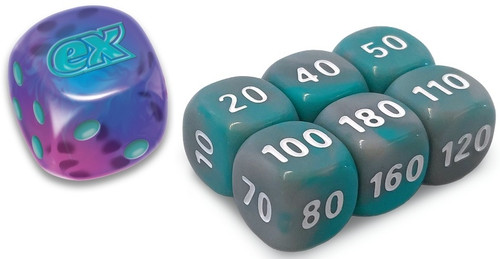 SV Journey Together  Blue & Purple Sparkle Die w/ Light Blue (small) Dice
