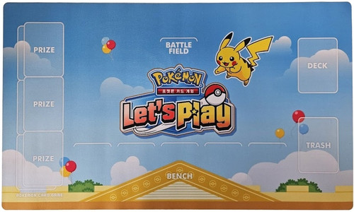 Pokemon Center Korea - Let's Play Playmat (No Box / Loose)