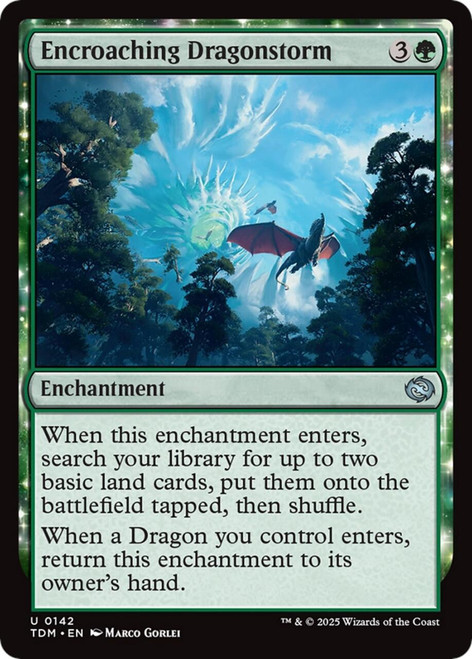 Encroaching Dragonstorm (Foil)