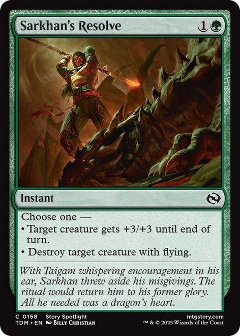 Sarkhan's Resolve (Foil)