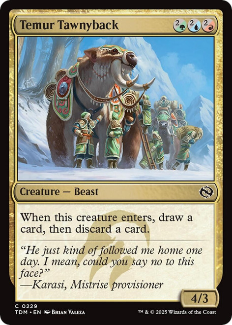 Temur Tawnyback (Foil)