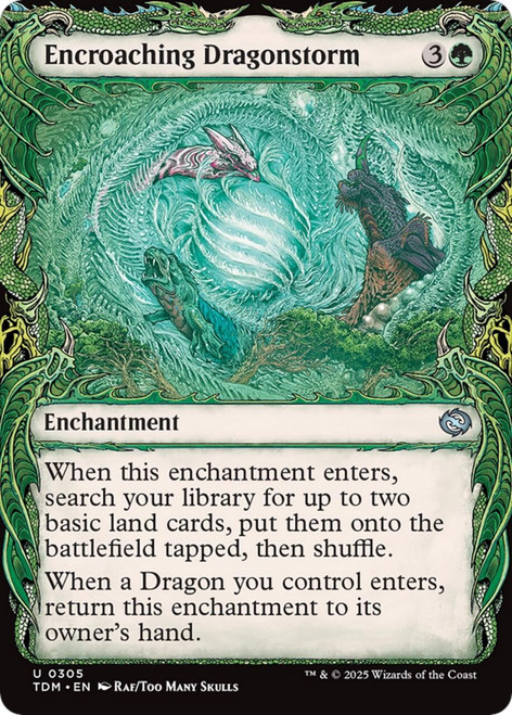 Encroaching Dragonstorm (Showcase Foil)