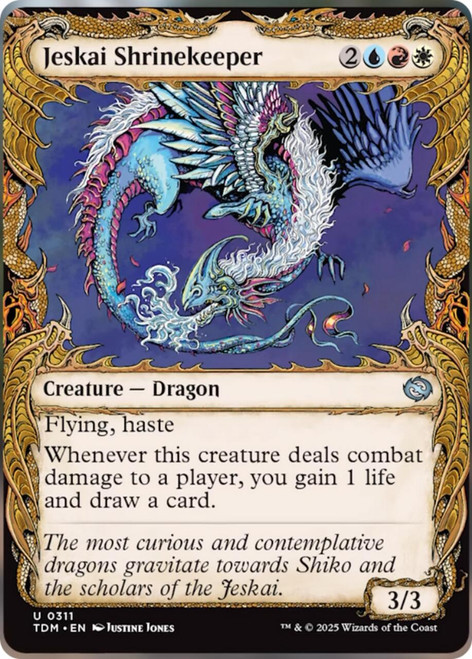 Jeskai Shrinekeeper (Showcase Foil)