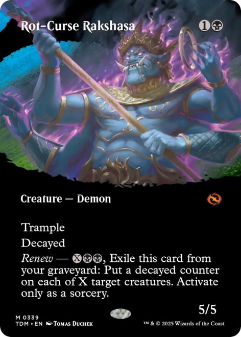 Rot-Curse Rakshasa (Borderless Foil)