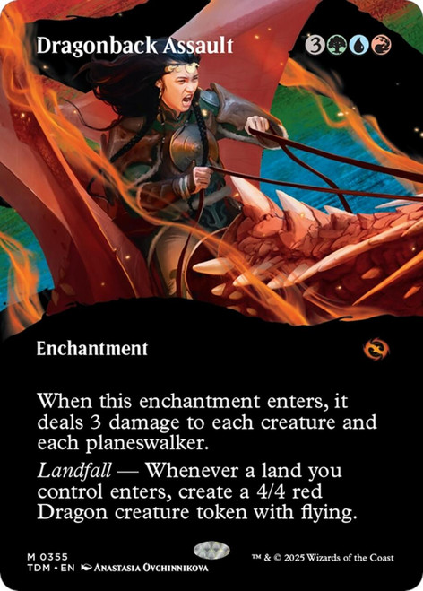 Dragonback Assault (Borderless Foil)