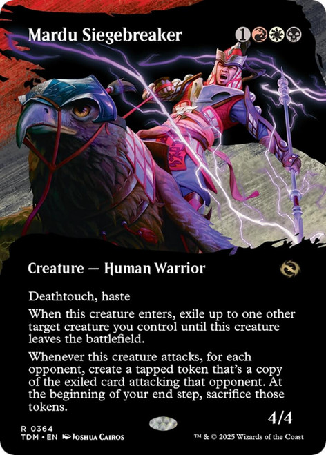 Mardu Siegebreaker (Borderless Foil)