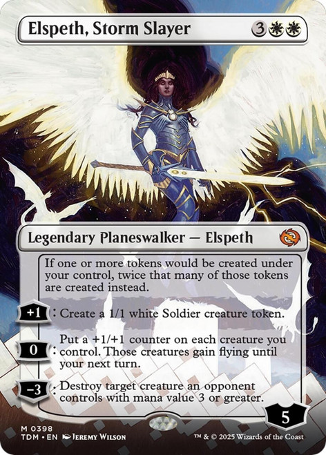 Elspeth, Storm Slayer (Borderless Foil)
