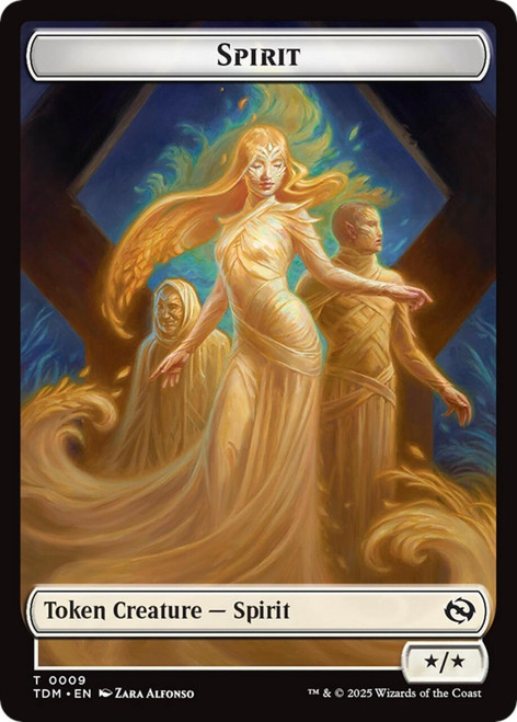 Tarkir: Dragonstorm - Spirit (#9) Token (Foil)