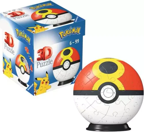 Pokémon Repeat Ball 3D Jigsaw Puzzle (54 piece)