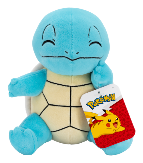 Pokemon 8-Inch Squirtle Plush (Closed Eyes)