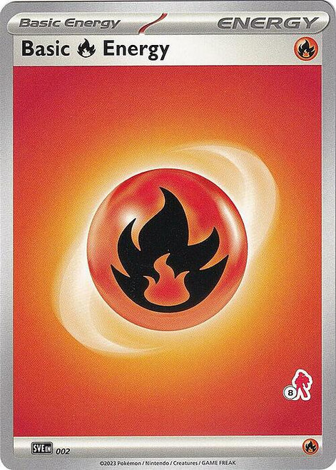Scarlet & Violet SVE EN02 Basic Fire Energy (Armarouge Symbol 8)