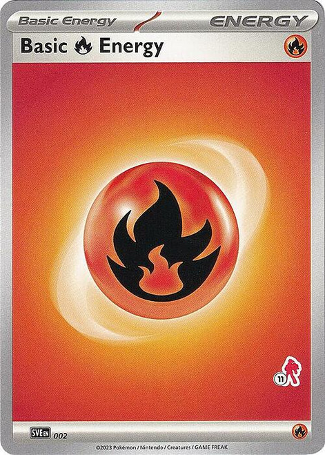 Scarlet & Violet SVE EN02 Basic Fire Energy (Armarouge Symbol 11)