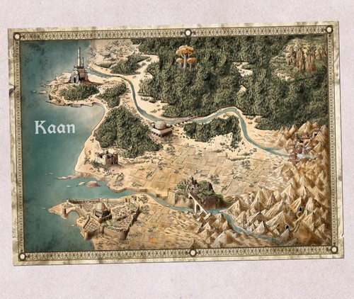Fateforge: Chronicles of Kaan - Map of Kaan