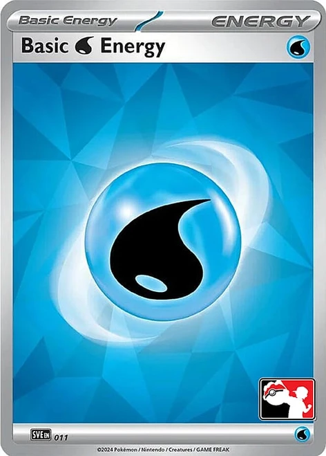 Scarlet & Violet SVE EN11 Basic Water Energy (Prize Pack League Promo Non-Holo)