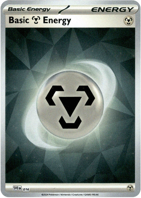 Scarlet & Violet SVE EN16 Basic Metal Energy (Clear Reverse Holo)