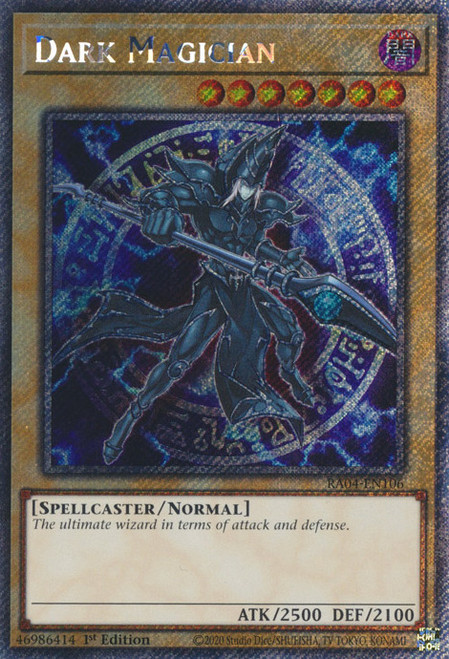 RA04-EN106 Dark Magician (Version 1) (Platinum Secret Rare)