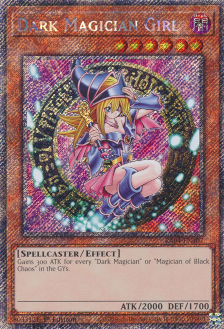 RA04-EN107 Dark Magician Girl (Version 1) (Platinum Secret Rare)