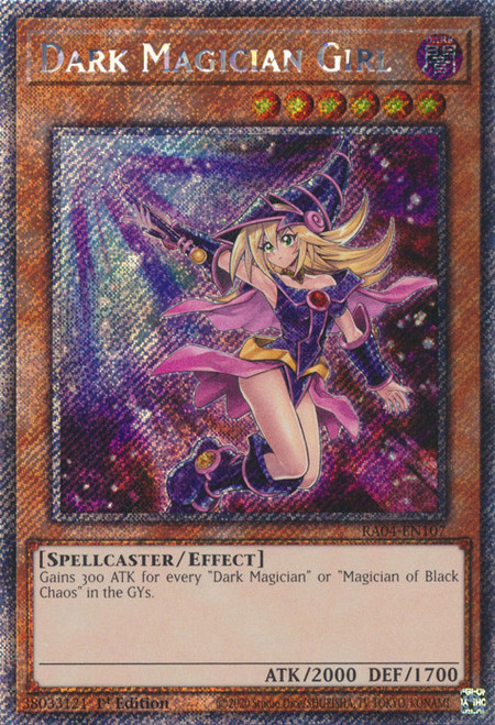 RA04-EN107 Dark Magician Girl (Version 2) (Platinum Secret Rare)