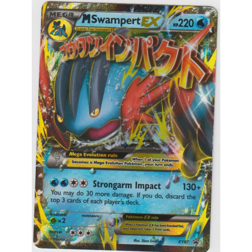 X&Y Promo XY87 M Swampert EX (Mega)
