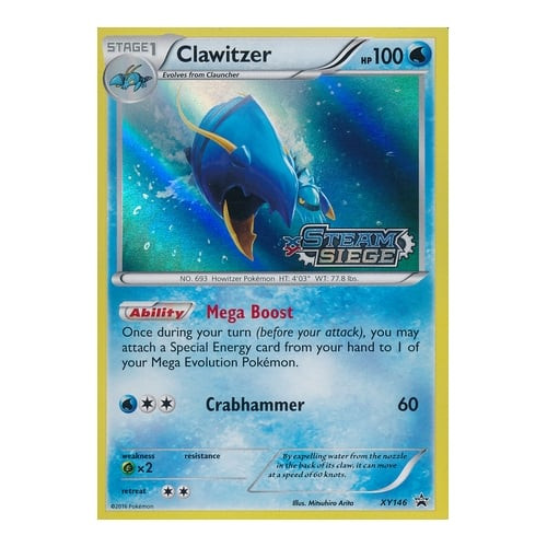 X&Y Promo XY146 Clawitzer