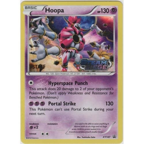 X&Y Promo XY147 Hoopa (STAFF)