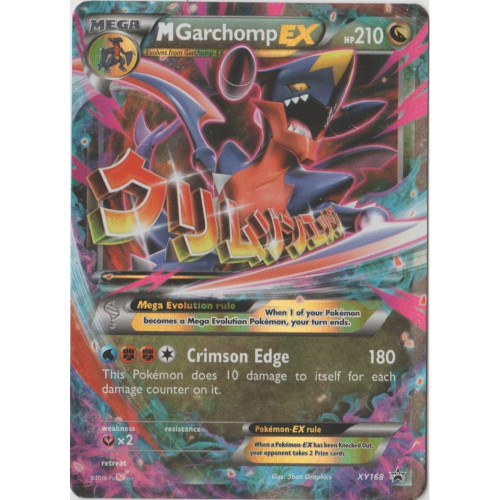 X&Y Promo XY168 M Garchomp EX