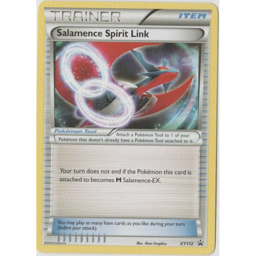 X&Y Promo XY172 Salamence Spirit Link