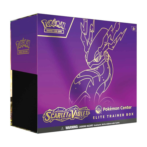 Scarlet and Violet (Base Set) Elite Trainer Box Miraidon POKEMON CENTER (Purple)
