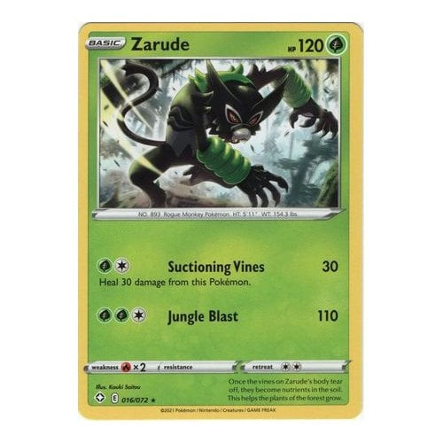 Shining Fates 016/072 Zarude