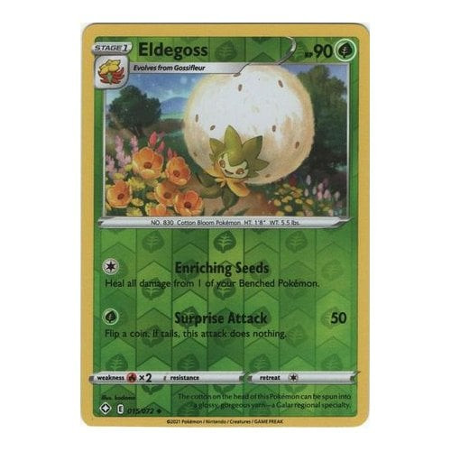 Shining Fates 015/072 Eldegoss (Reverse Holo)