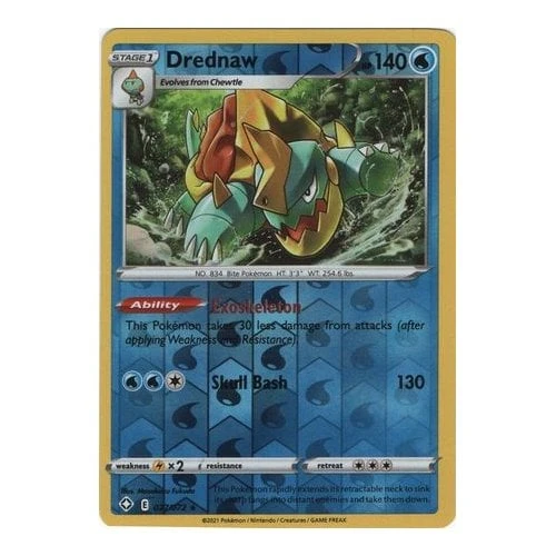 Shining Fates 027/072 Drednaw (Reverse Holo)