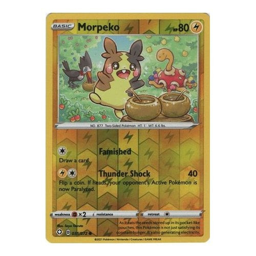 Shining Fates 035/072 Morpeko (Reverse Holo)
